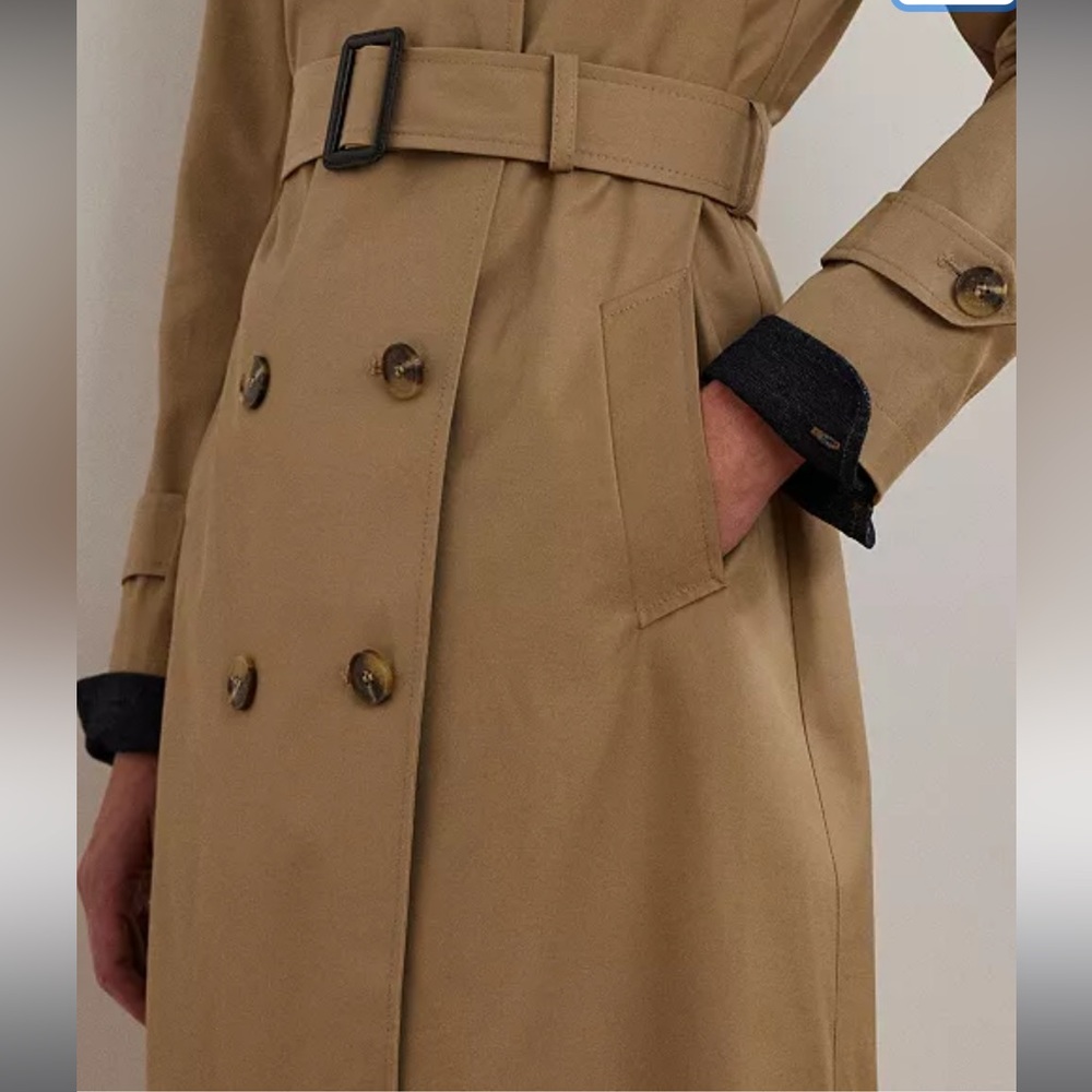 Ralph Lauren Belted water resistant Trench Coat - Picture 12 of 16
